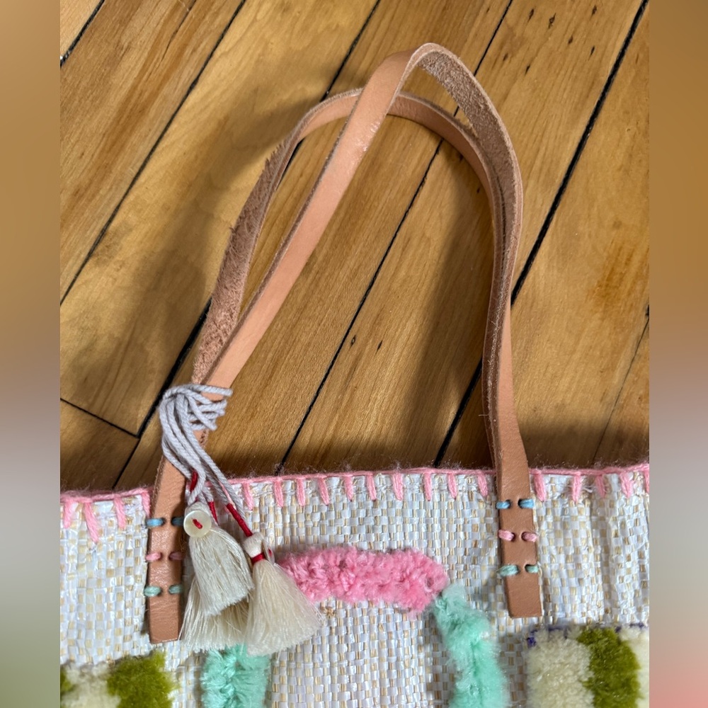 Enshallah Recycled Circle Patchwork Colorful Boho… - image 5